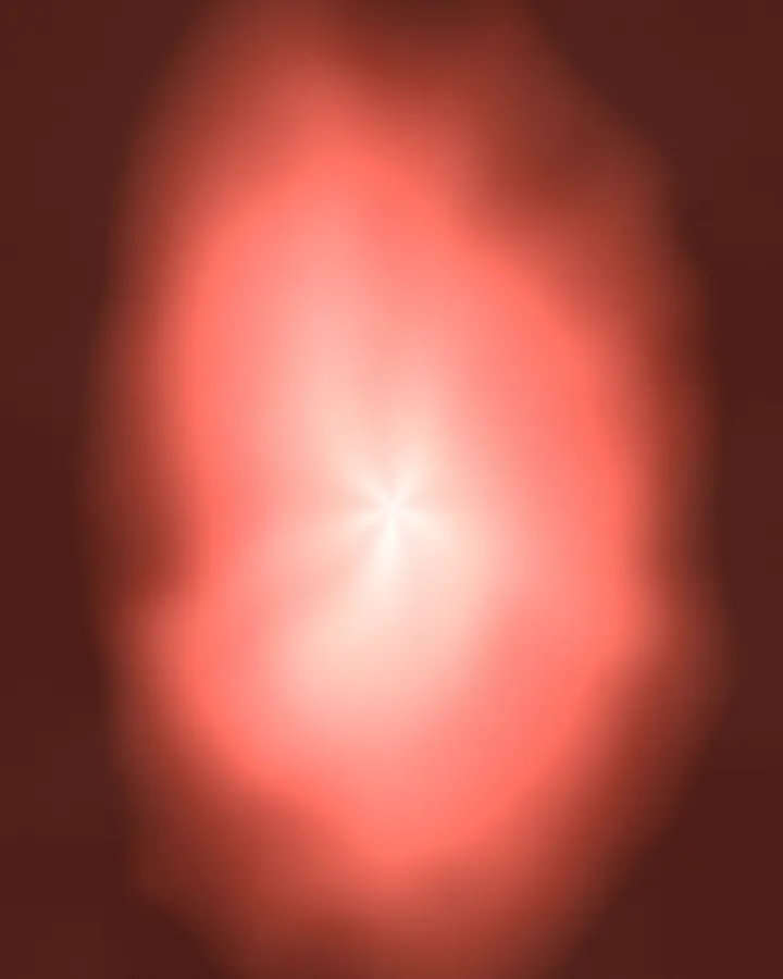 Decorative Coral aura-gradient artwork