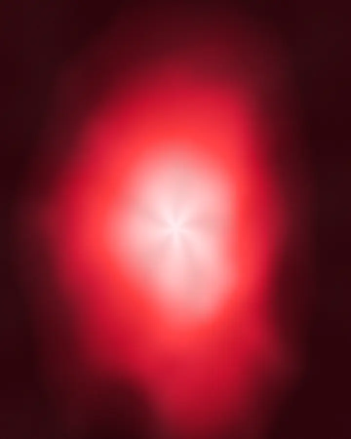 Decorative Crimson aura-gradient artwork