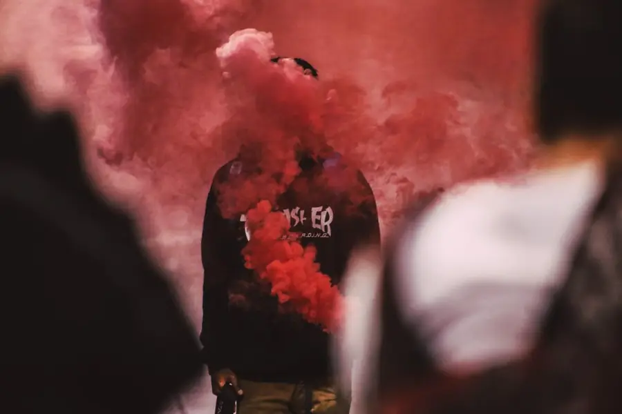 Crimson result mood photo
