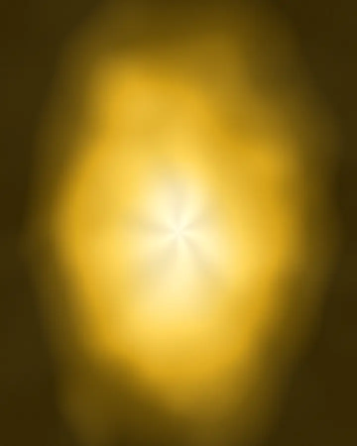 Decorative Gold aura-gradient artwork