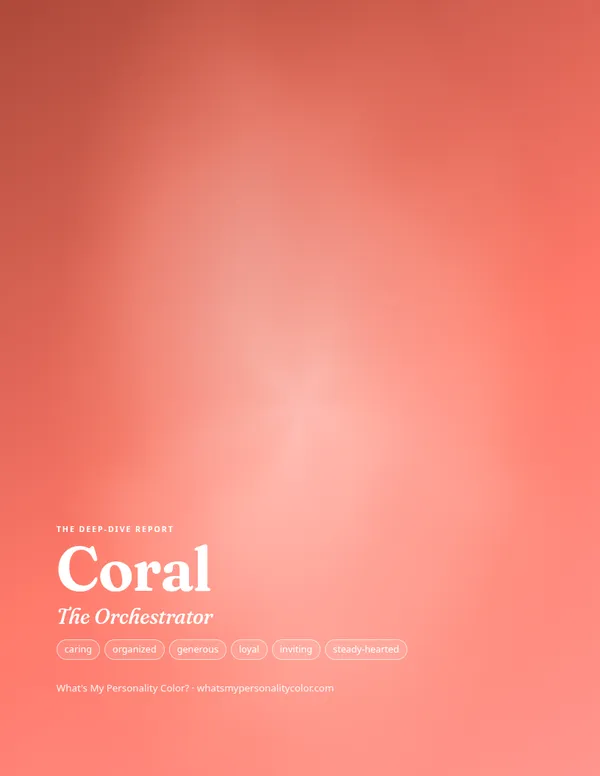 Cover of the Coral premium report
