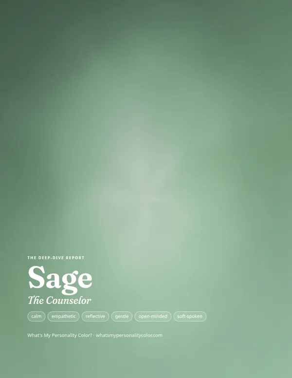 Cover of the Sage premium report