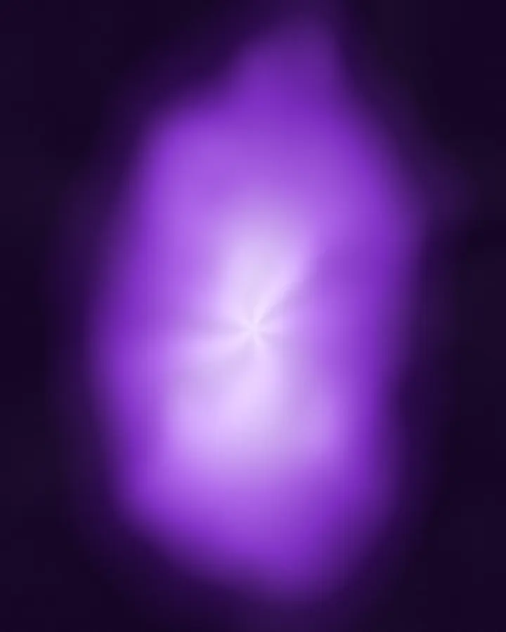 Decorative Violet aura-gradient artwork